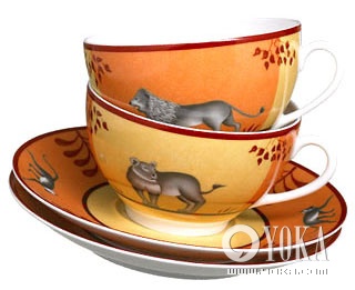 極致品位Hermes經(jīng)典精美瓷制餐具