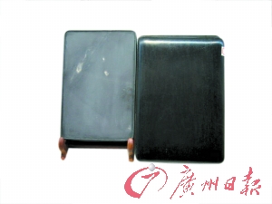 “康梁”硯臺“回”肇慶